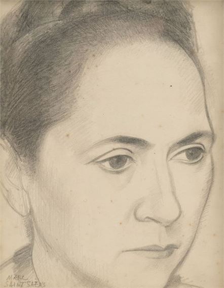 Portrait of a woman - Marc Saint-Saëns