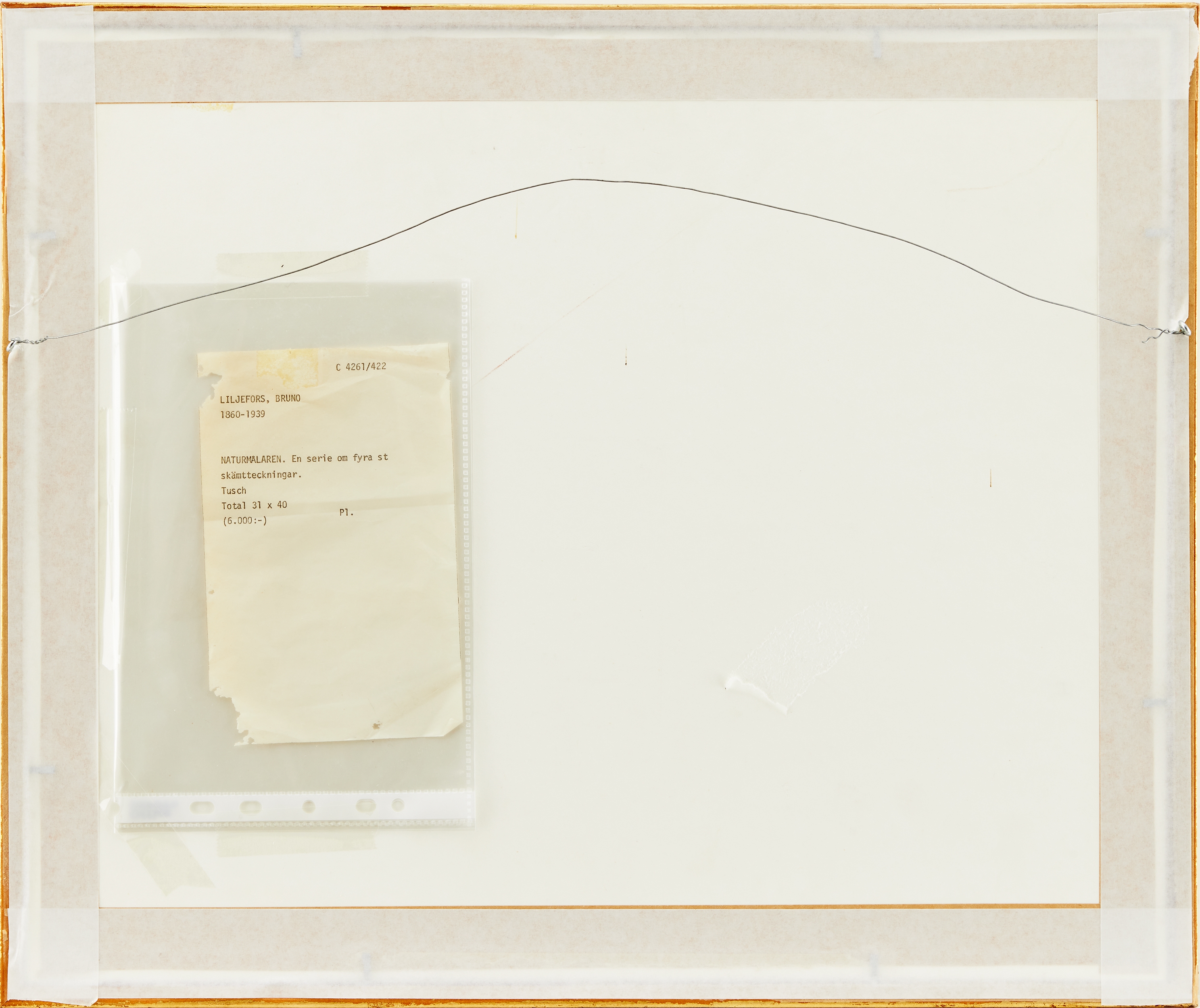 Artwork by Bruno Liljefors, ”Nٳܰå”, Made of tusch