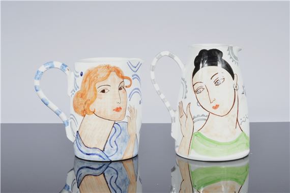 Michael Kay | Two modern pottery jugs by Michael Kay | MutualArt