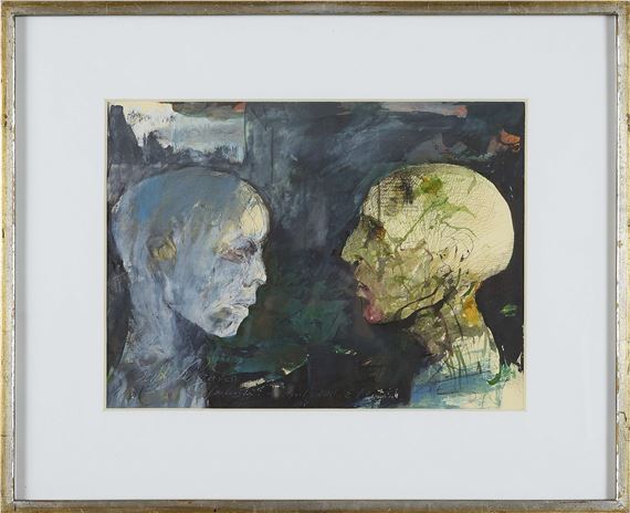 Kompozycja figuralna "Głowy - Ryszard Opaliński