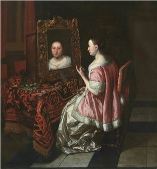 Dame vor dem Spiegel - Joost van Geel