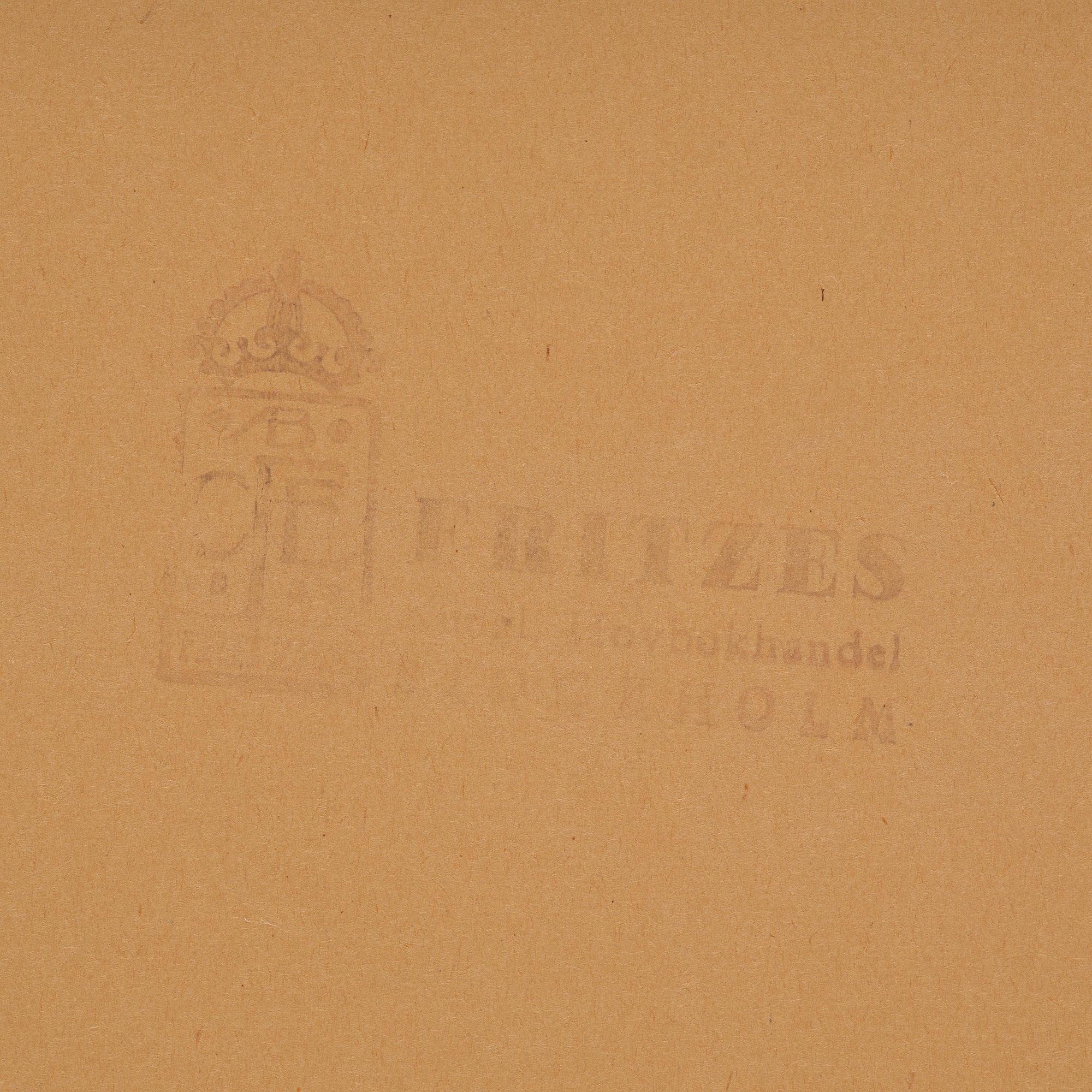 Artwork by Bruno Liljefors, Archipelago motif, Made of Mixed media on paper