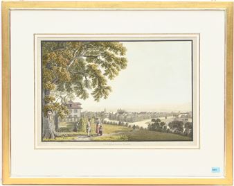 Vue de la Ville de Zurich - Johann Jakob Biedermann