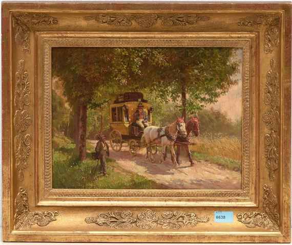 Die Postkutsche - Fritz van der Venne