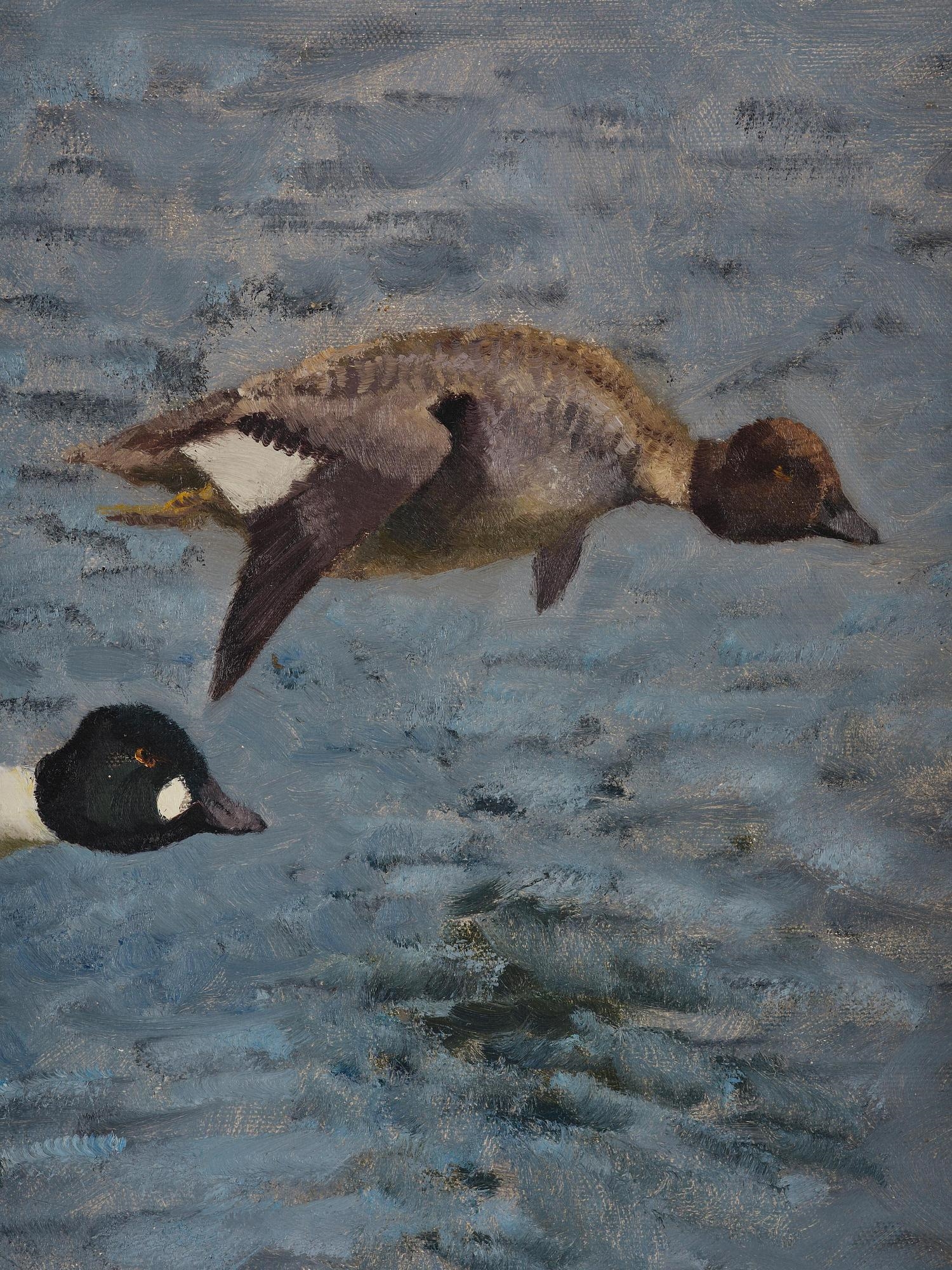 Artwork by Bruno Liljefors, Knipor, Made of Oil on canvas