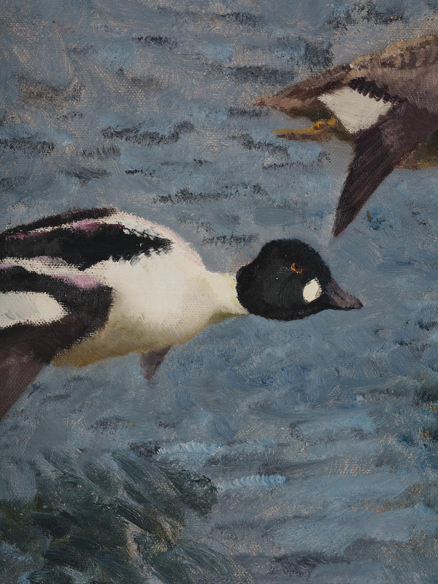 Artwork by Bruno Liljefors, Knipor, Made of Oil on canvas