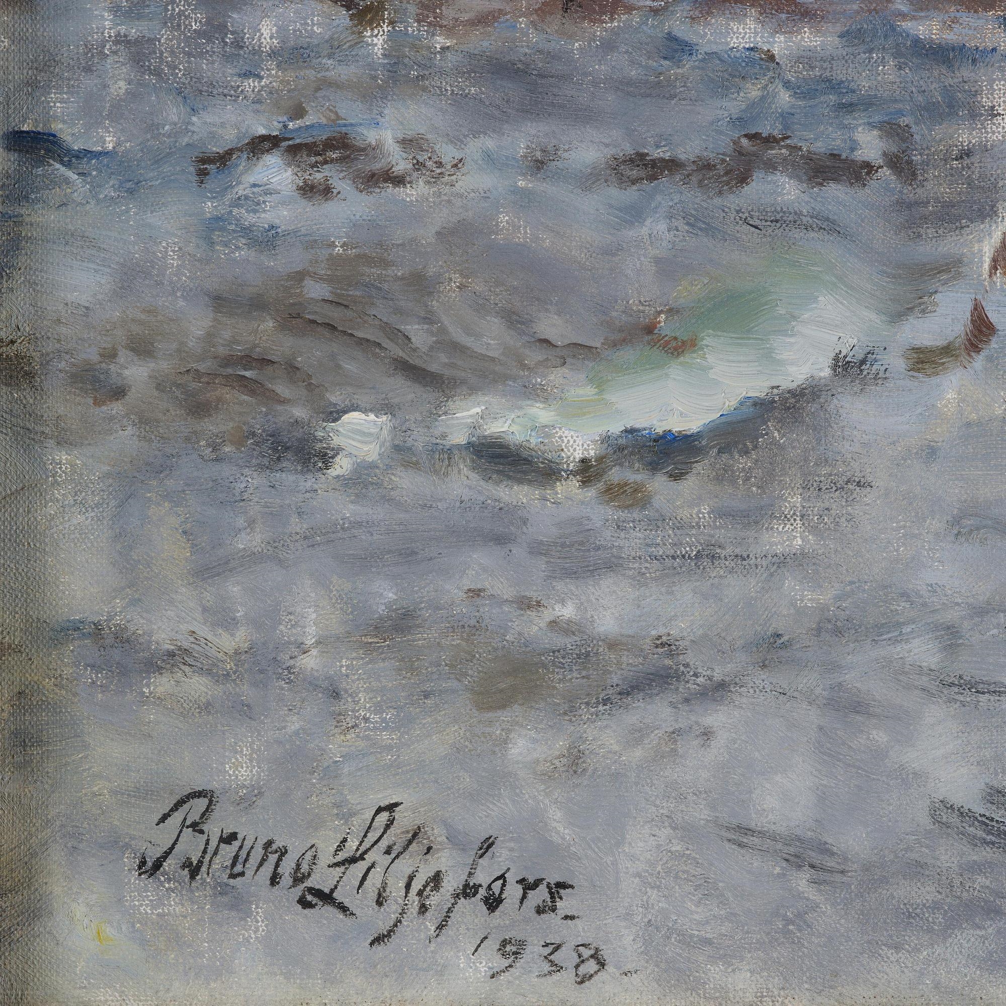 Artwork by Bruno Liljefors, Flying wild ducks in the reeds, Made of Canvas