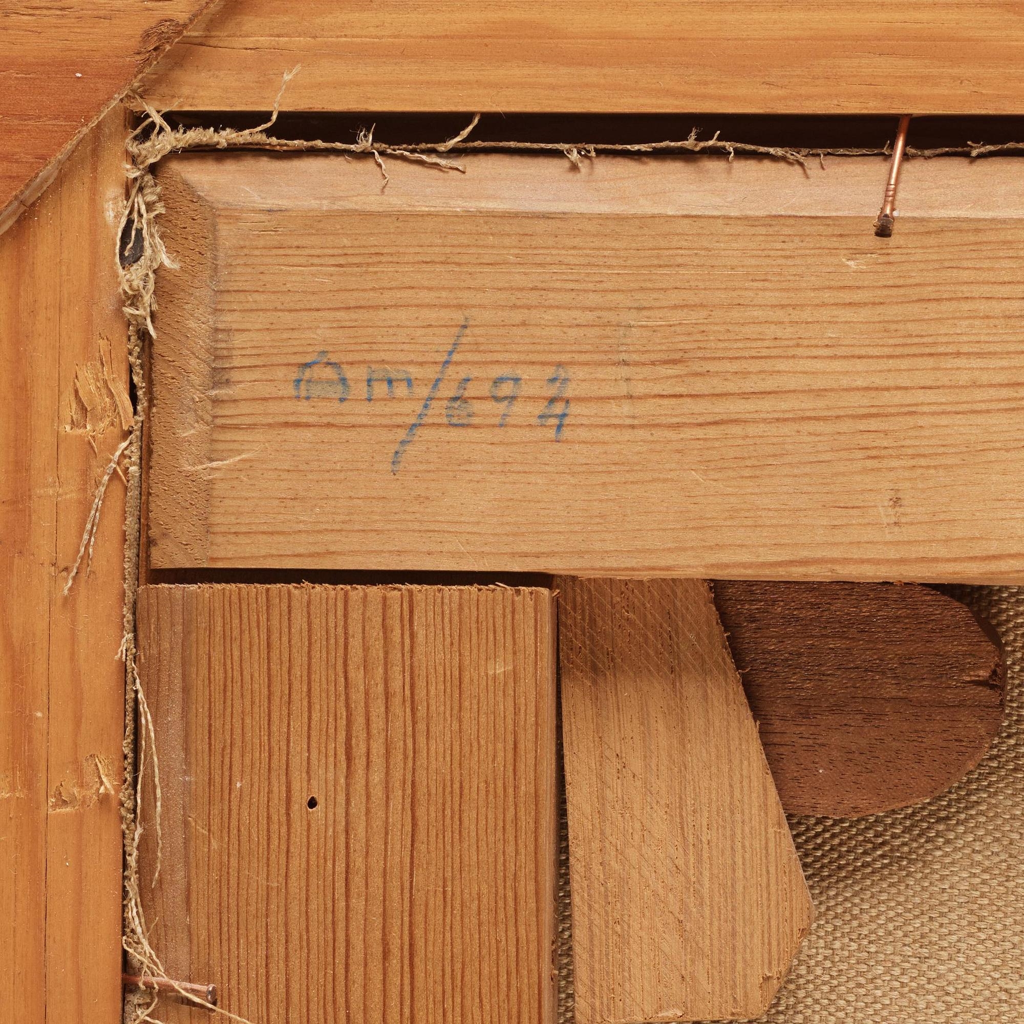 Artwork by Bruno Liljefors, Winter scene with a black grouse, Made of Oil on canvas