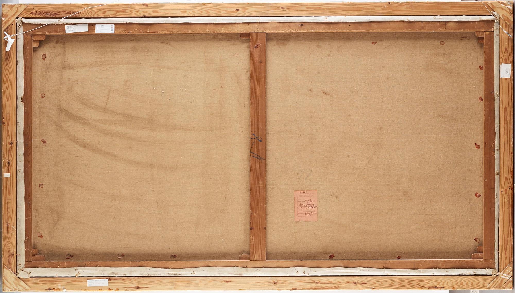 Artwork by Bruno Liljefors, Mallards in the reeds, Made of Oil on canvas