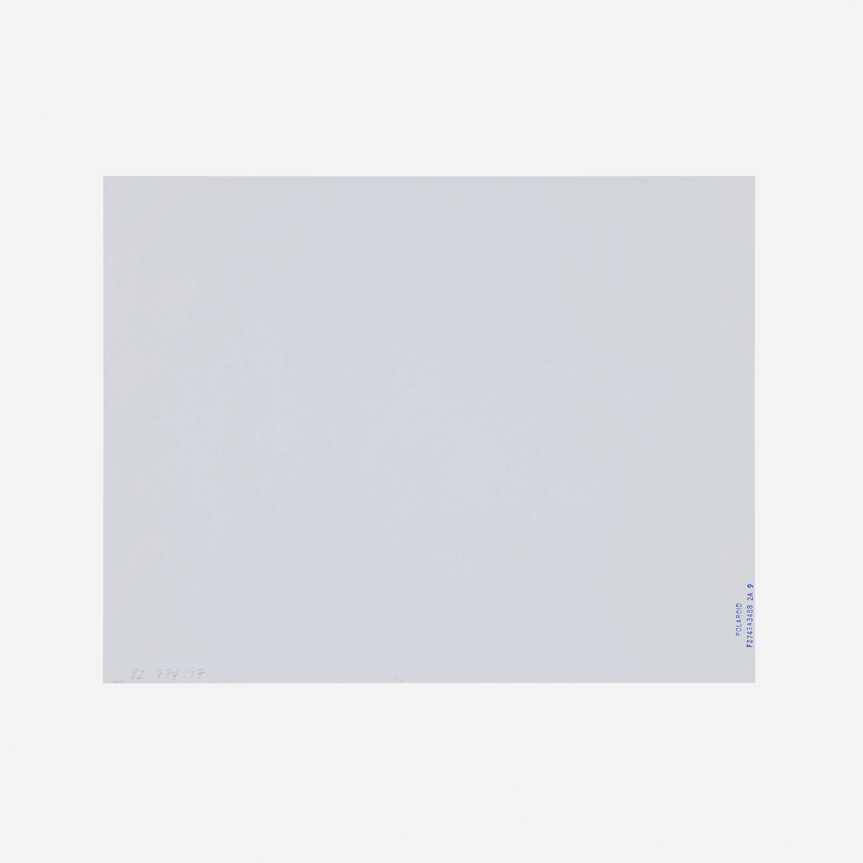 Artwork by Barbara Kasten, Construct XVII, Made of Polaroid Type 809 Polacolor print