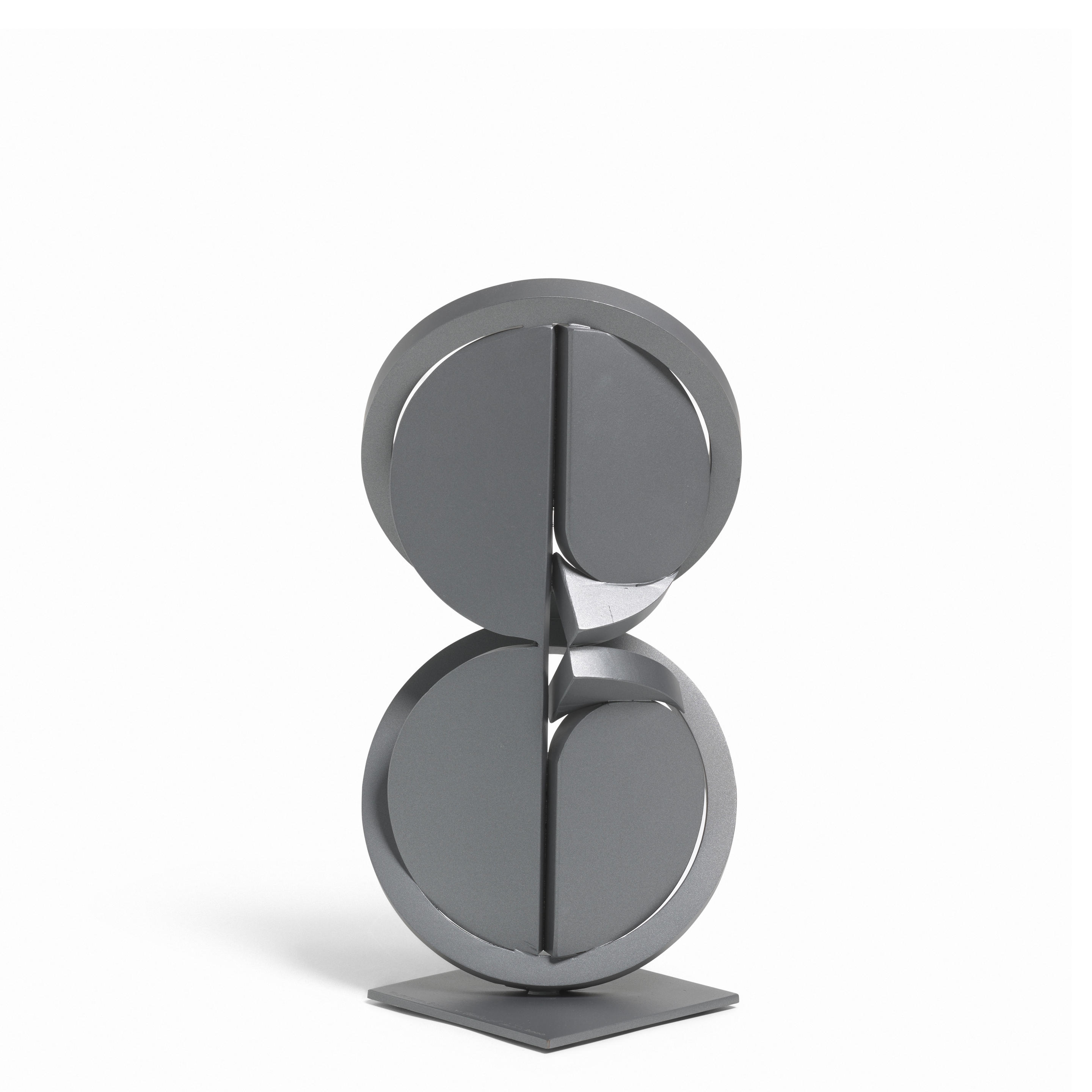 Fletcher Benton | Double Folded Circle Ring-Study (2000) | MutualArt
