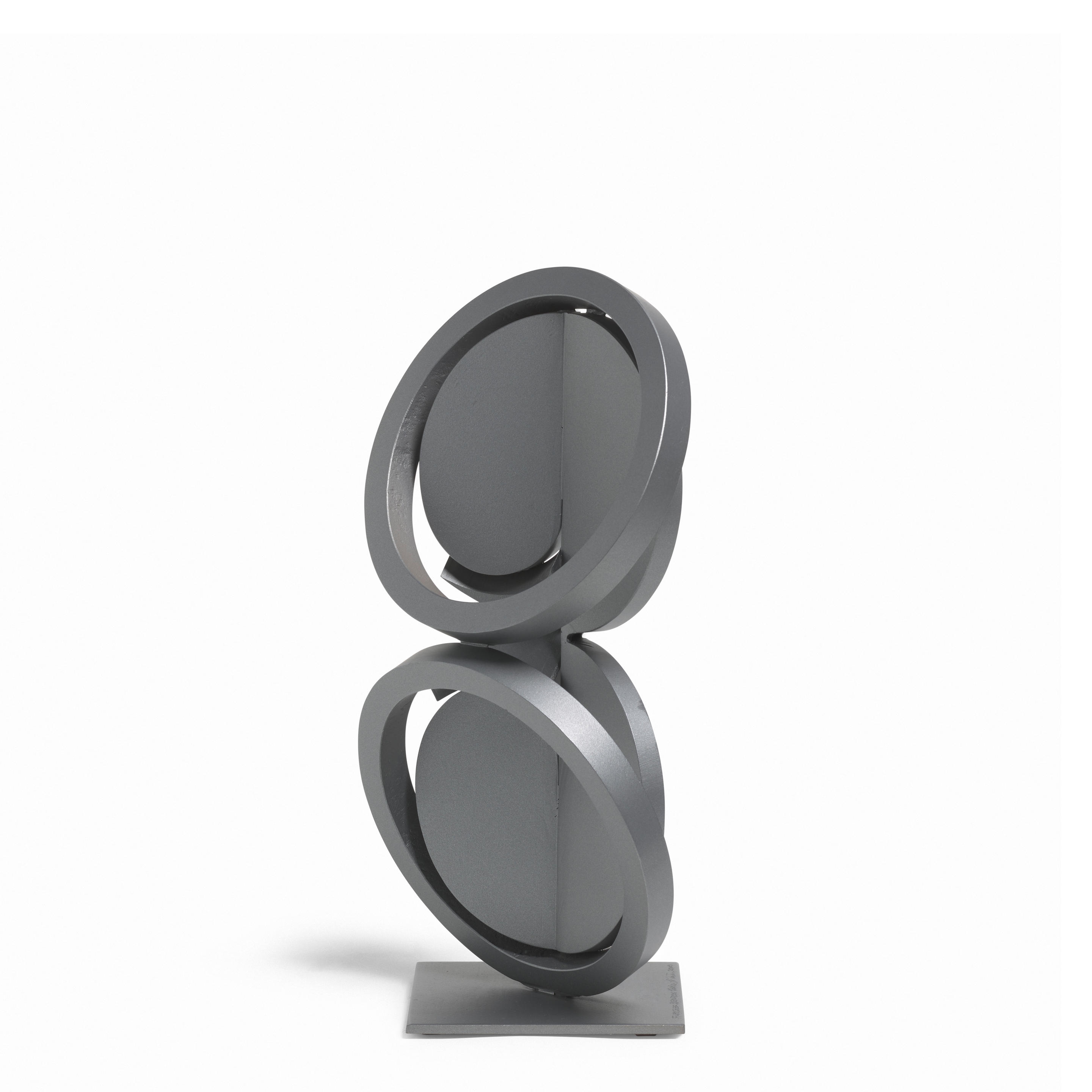 Fletcher Benton | Double Folded Circle Ring-Study (2000) | MutualArt