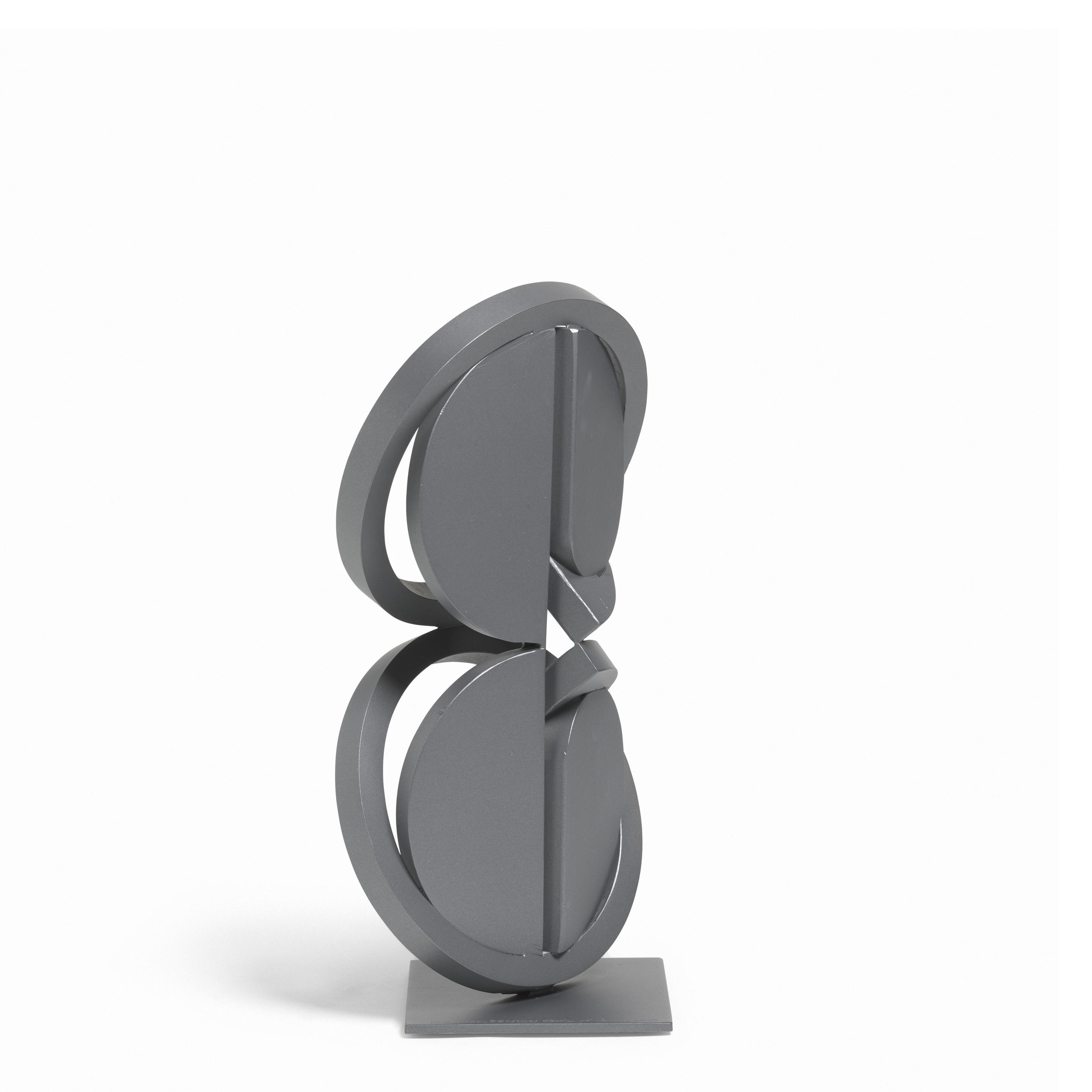 Fletcher Benton | Double Folded Circle Ring-Study (2000) | MutualArt