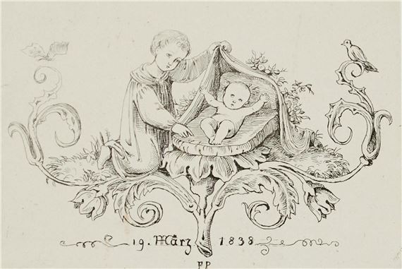 Burg - Neugeborenes Kind - Kaiser Karls Rückkehr - Franz Graf von Pocci