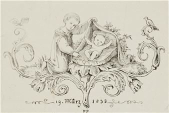 Burg - Neugeborenes Kind - Kaiser Karls Rückkehr - Franz Graf von Pocci