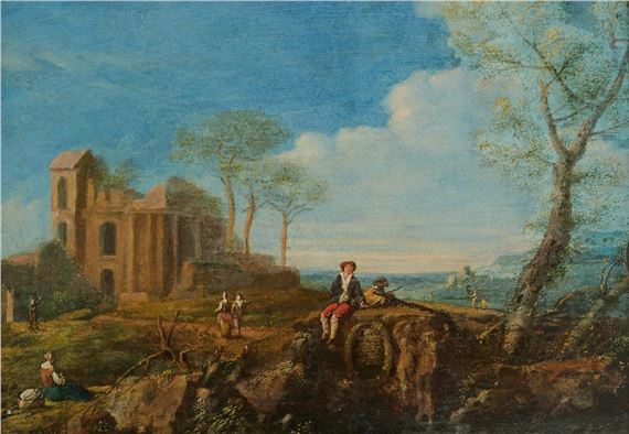 Gemäldepaar mit Landschaften - Maria Luisa Raggi