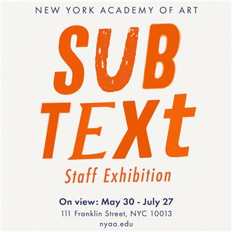 2025 Staff Exhibition - New York Academy of Art
