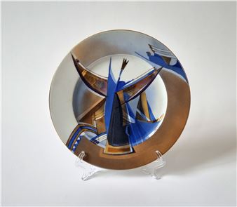 Dekoratīvs šķīvis Valdniece - Helga Ingeborga Melnbarde