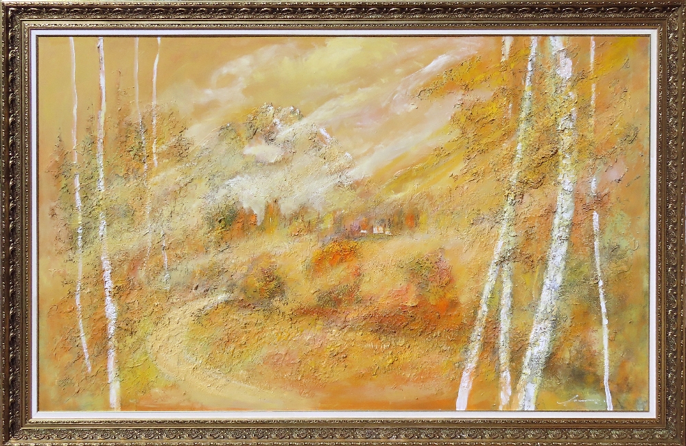 Artwork by Ladislav E. Sulík, Gerlach, Made of oil on plywood