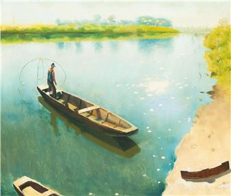 Halászok - Dénes Faddi-Förstner