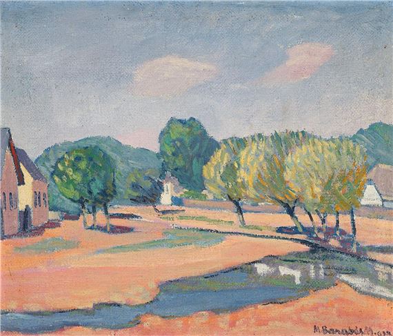 Folyópart by Márton Barabás, 1923