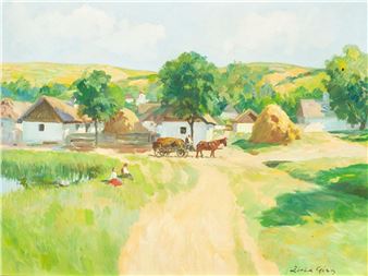 Falusi részlet - Géza Zorad