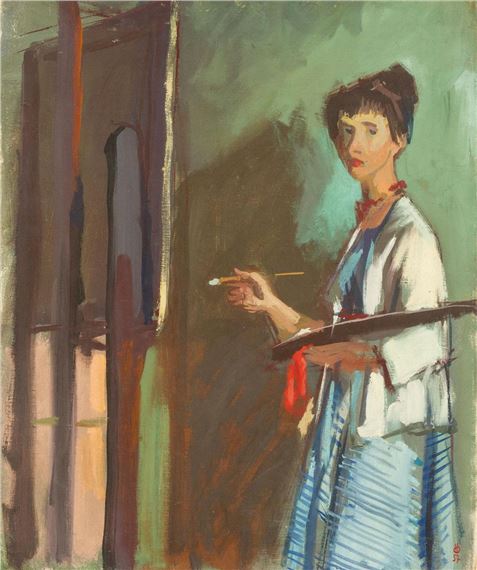 Festőnő - Dénes Osz