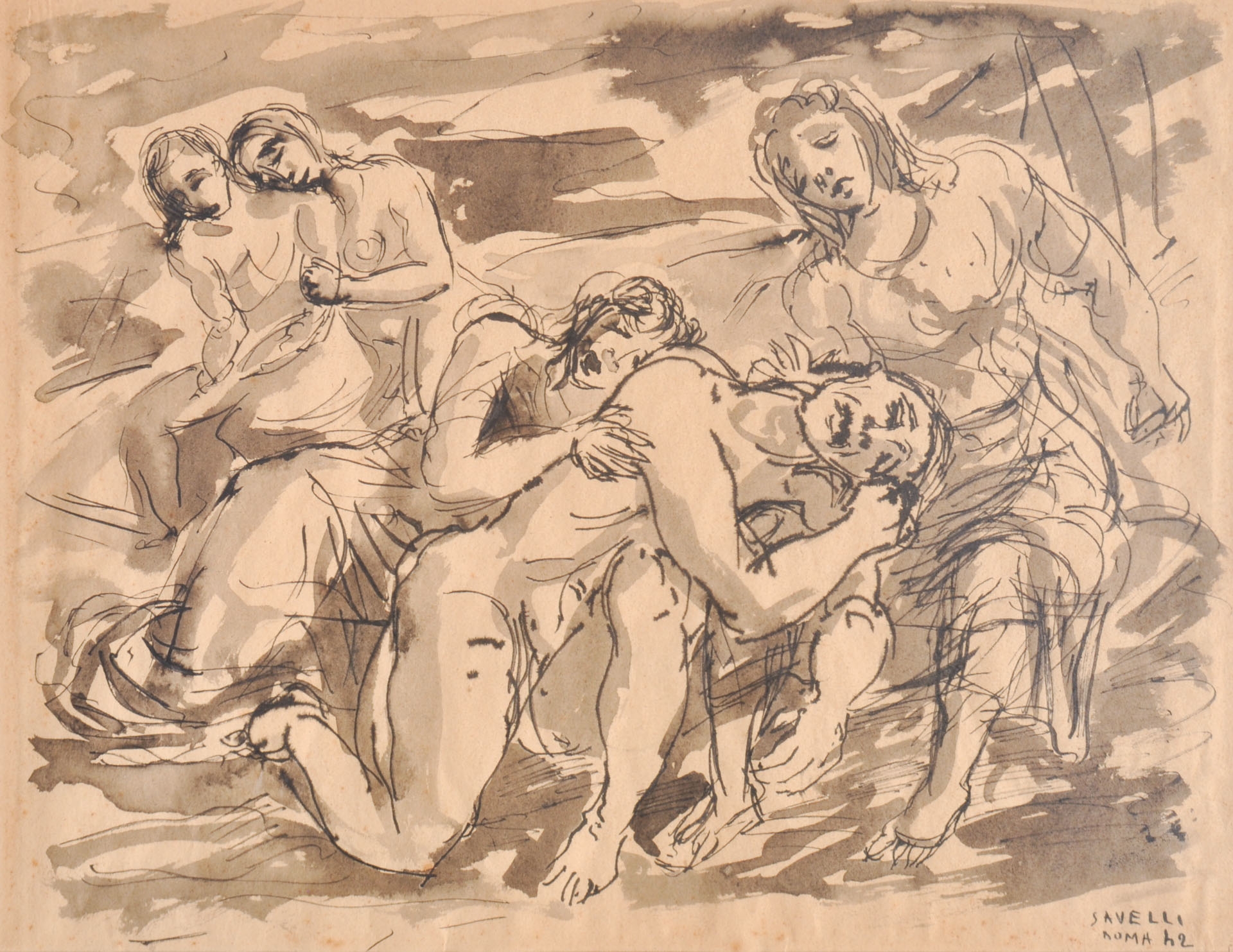 Angelo Savelli | COMPOSIZIONE I (1942) | MutualArt