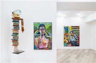 Andrew Salgado: Self-Portrait as a Stack of books - Beers London
