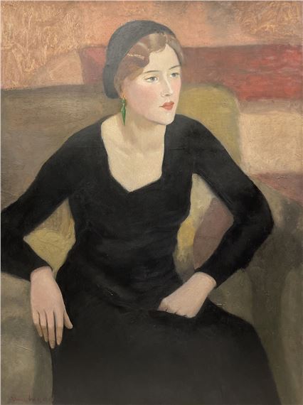 Lady with a Green Earring - Irene Wyatt