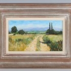 Artwork by Marcel Gatteaux, Path from Bonneaux, Made of oil on board