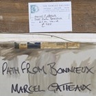 Artwork by Marcel Gatteaux, Path from Bonneaux, Made of oil on board