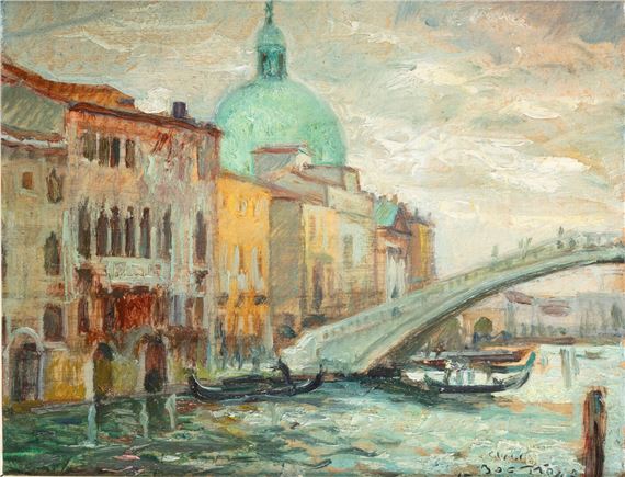 Paesaggio lagunare by Giulio Boetto, 1948