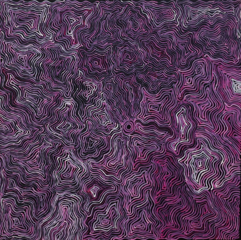 Artwork by Glenys Gibson Napaltjarri, Women's Ceremony, Made of Acrylic on linen