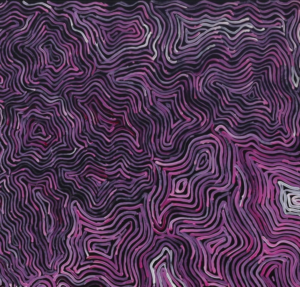 Artwork by Glenys Gibson Napaltjarri, Women's Ceremony, Made of Acrylic on linen