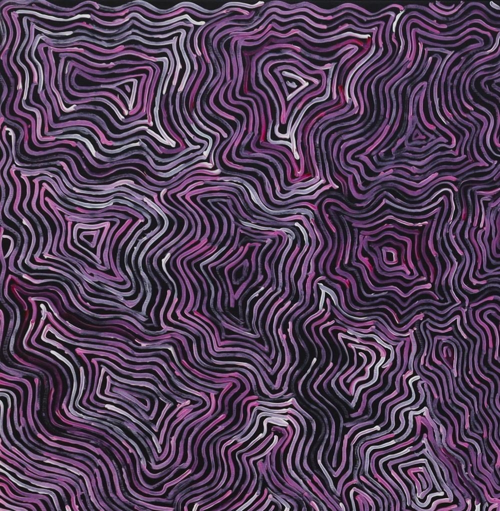 Artwork by Glenys Gibson Napaltjarri, Women's Ceremony, Made of Acrylic on linen