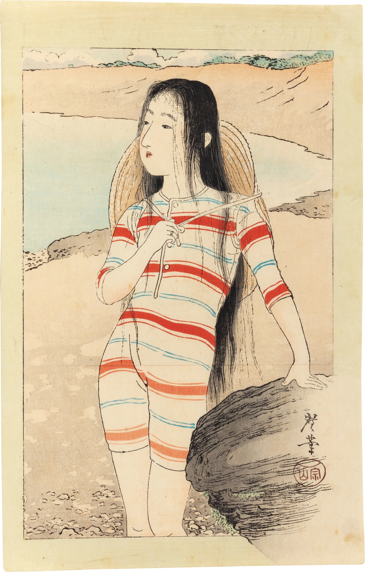 Artwork by Terasaki Kogyo, Takeuchi Keishu, Terasaki Kogyo (1866-1919), Made of woodblock print