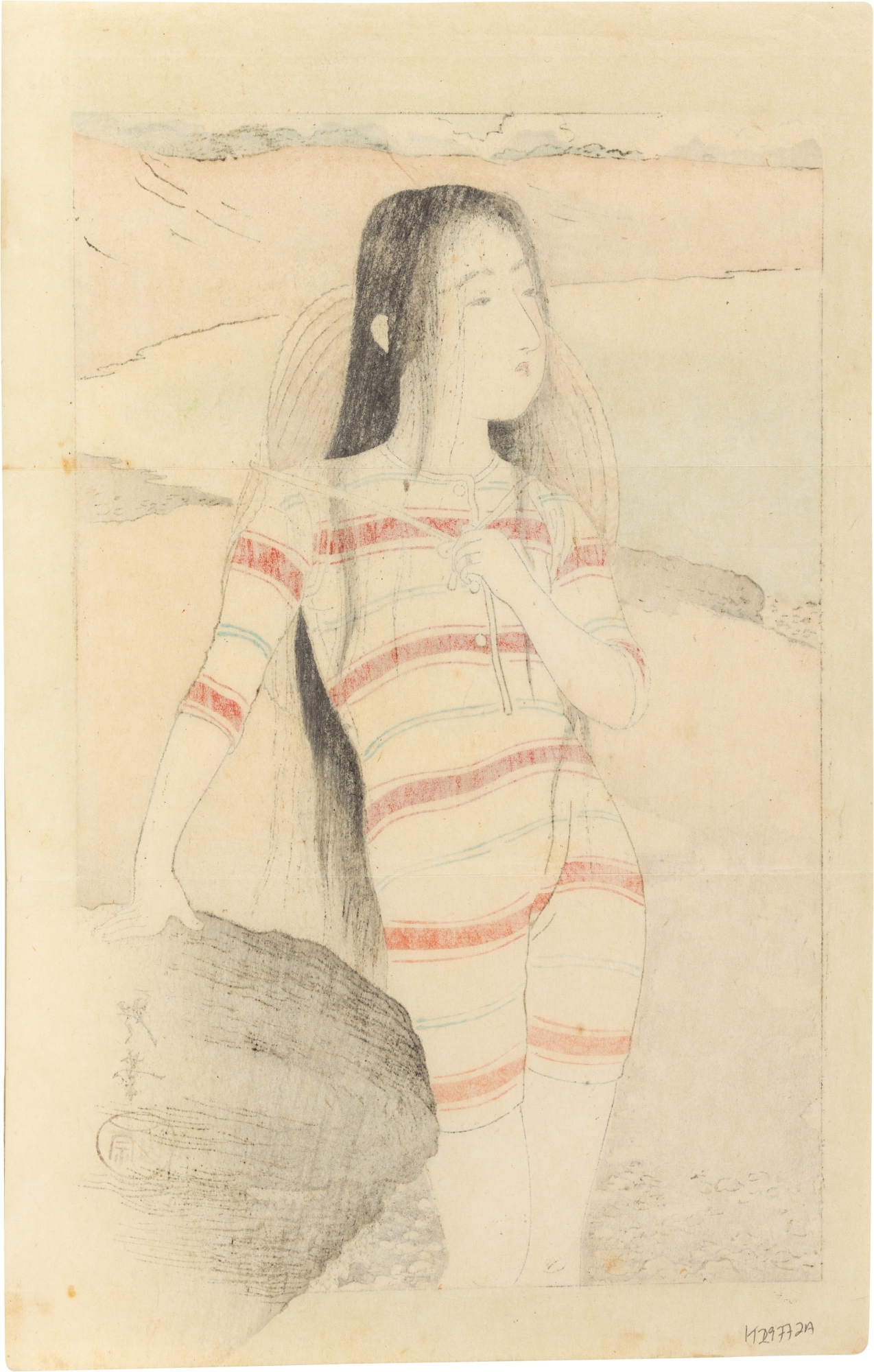 Artwork by Terasaki Kogyo, Takeuchi Keishu, Terasaki Kogyo (1866-1919), Made of woodblock print