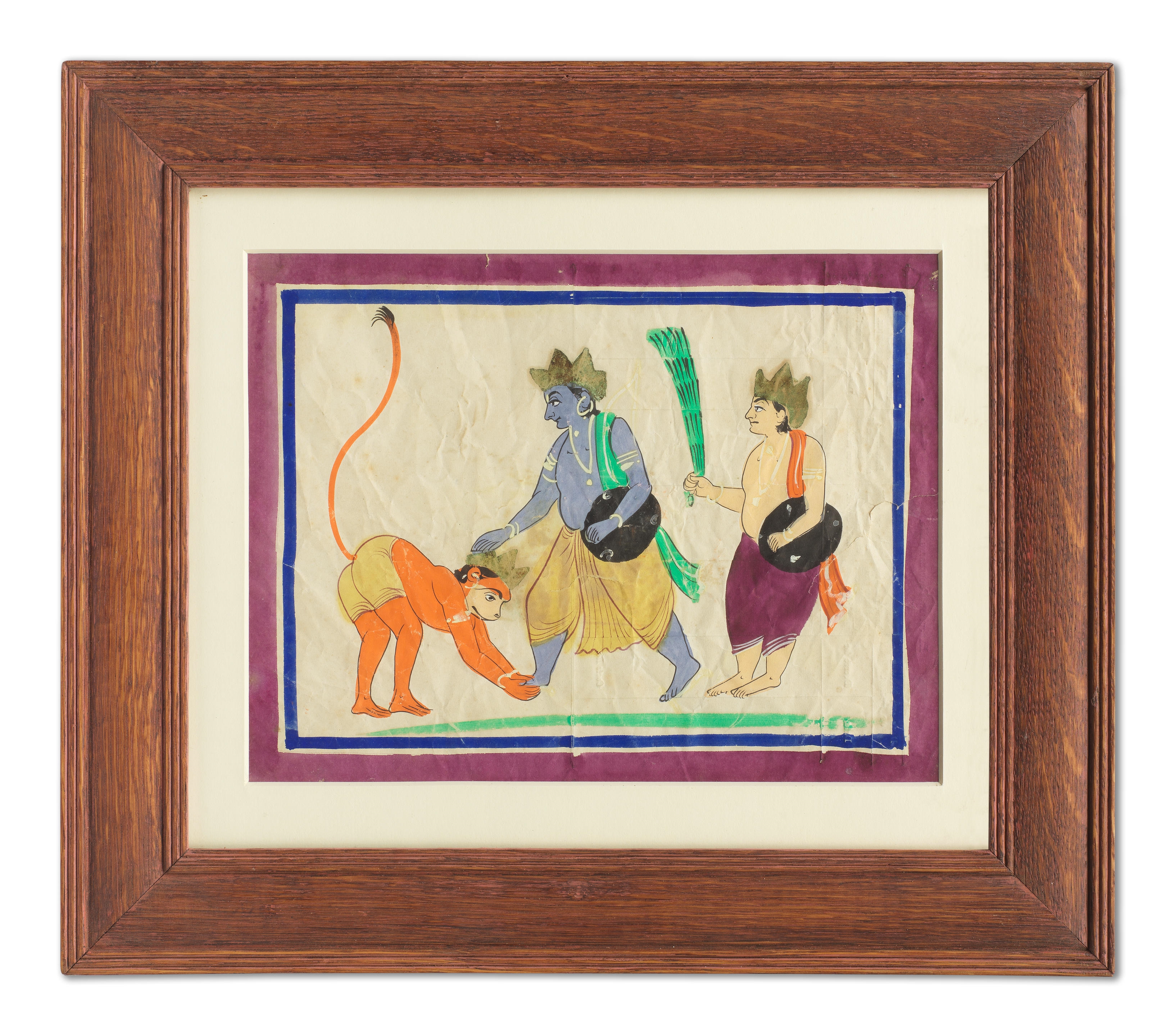 Northern Indian School, 19th Century | Rama and Lakhshmana with Hanuman ...