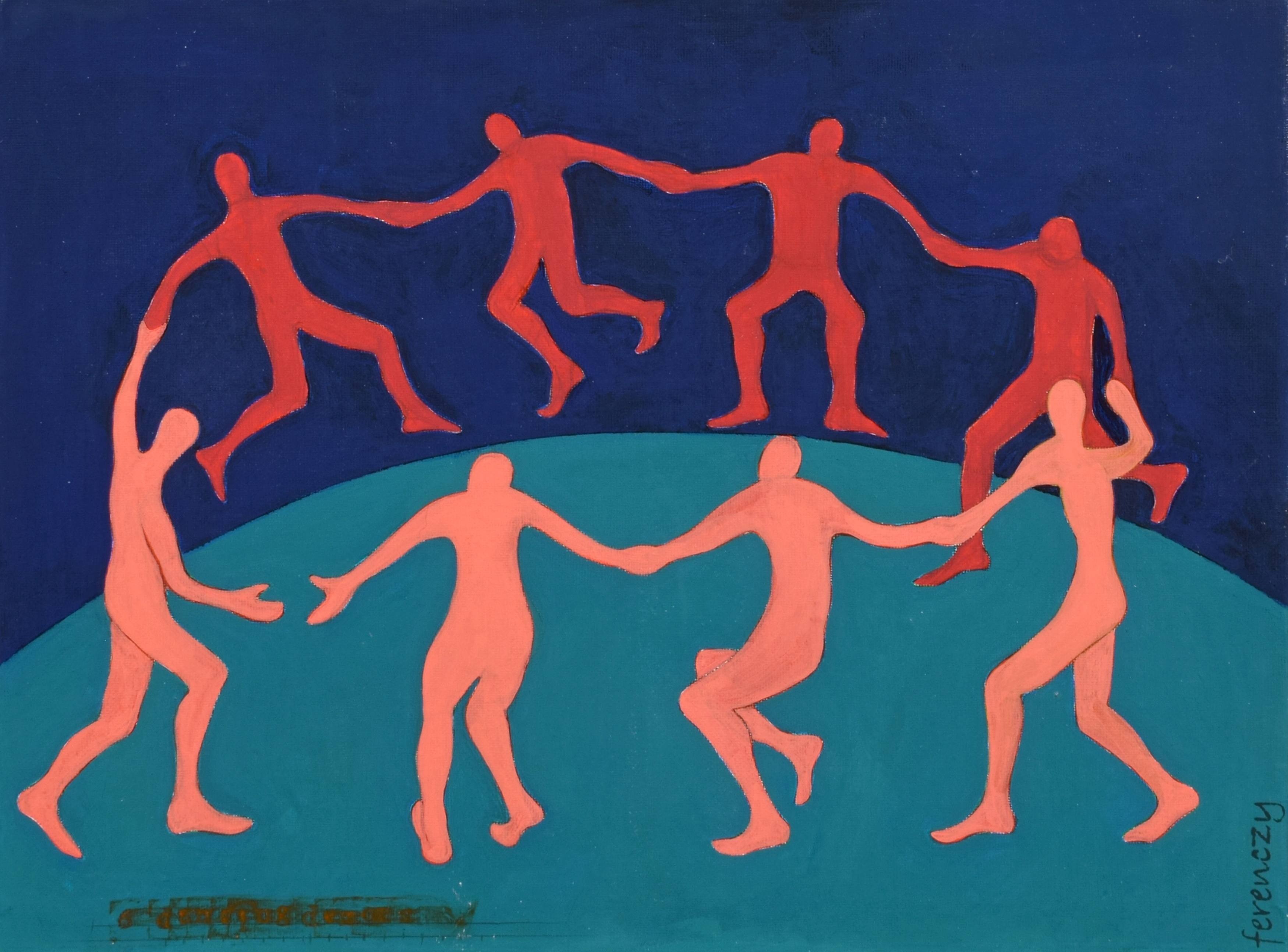 Nicholas Ferenczy | 6 Dancing Demons (2025) | MutualArt