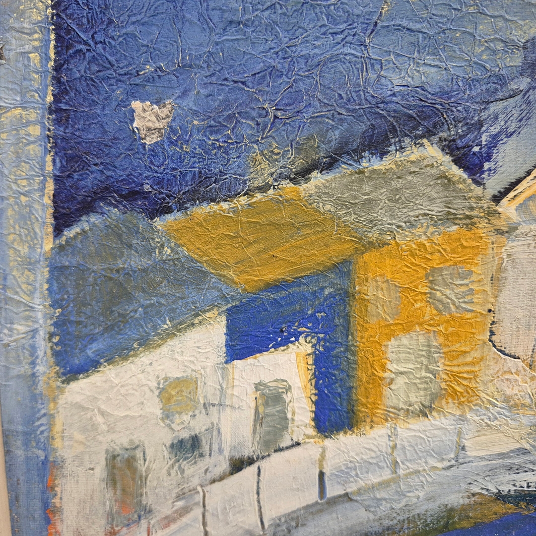 Artwork by Becky Borman, GOLDEN DAYS, Made of mixed media