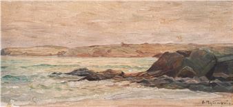 Shore on the Black Sea [1940s] - Alexander Mutafov