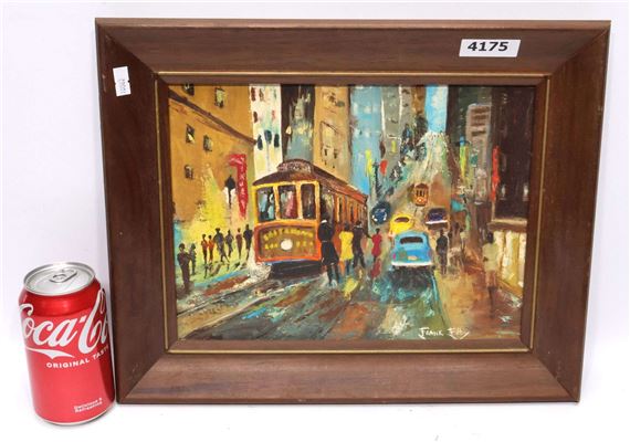 Busy Fulton St. San Francisco - Frank Filby