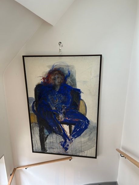 Artwork by Philippe Planchet, Seated woman, Made of Oil on canvas