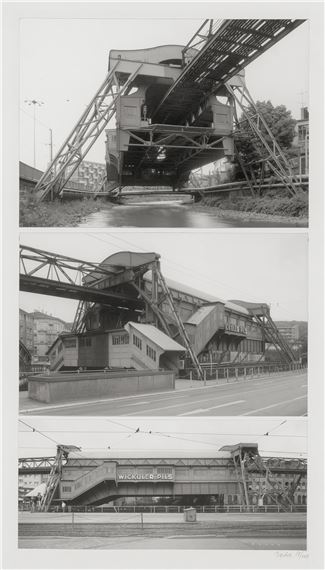Schwebebahn-Bahnhof, Werther Brücke, Wuppertal - Bernhard Becher