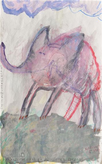 SSTECHMÜCKENELEFANTS by Peter Adrian Larcher, 1989