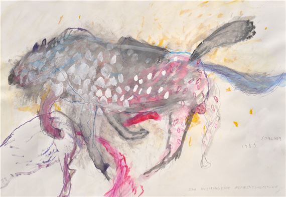 SVERGINAMENTO DI CAVALLO MOLTO FATICOSO by Peter Adrian Larcher, 1989