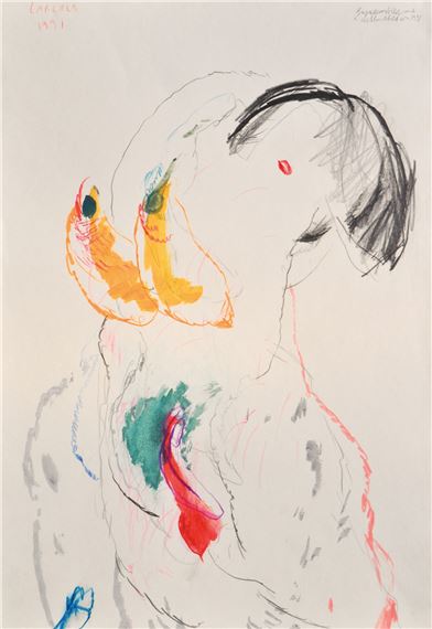 SBAJADERENBILD MIT 1. LEIBLUSTBILD VON 1991S by Peter Adrian Larcher, 1991