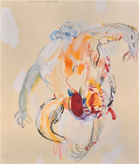 CIOTOLA A COLORI – SCIMMIA by Peter Adrian Larcher, 1991