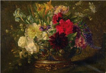 flower still life - Makart C. Pieper